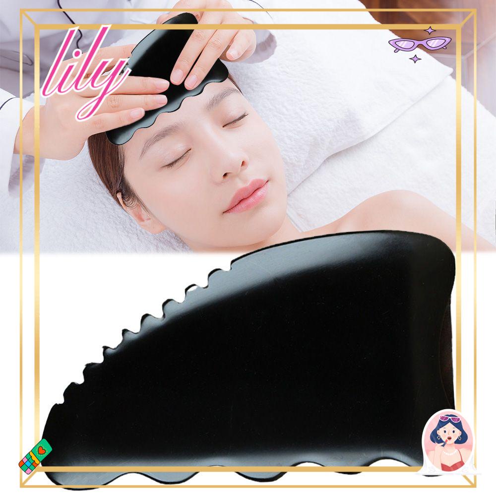 Lily Scraping Sculpts Body Aura Stone Natural Face Lift Gua Sha Tool