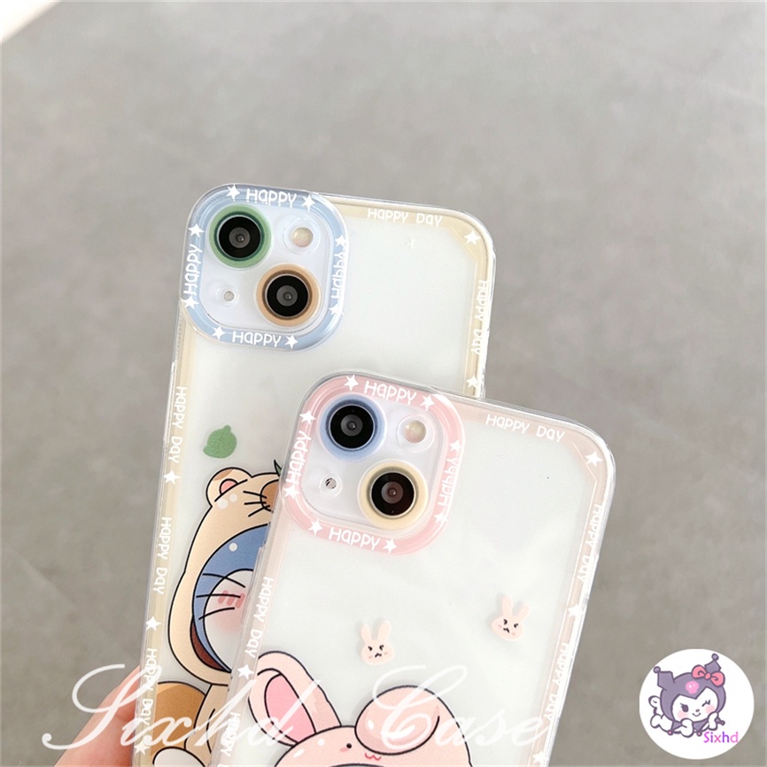 Redmi 12C 10C 10A 10 Note 12 11 11s 10 9 8 7Pro 9T 9C 9A 9 A1 Xiaomi 12 11 Lite 11T 10T Poco F3 M3 M4 F3 X3 X4Pro Lucu Bening Dingdang Kucing Silicon Casing Ponsel TPU Lembut Sarung XJJJJ