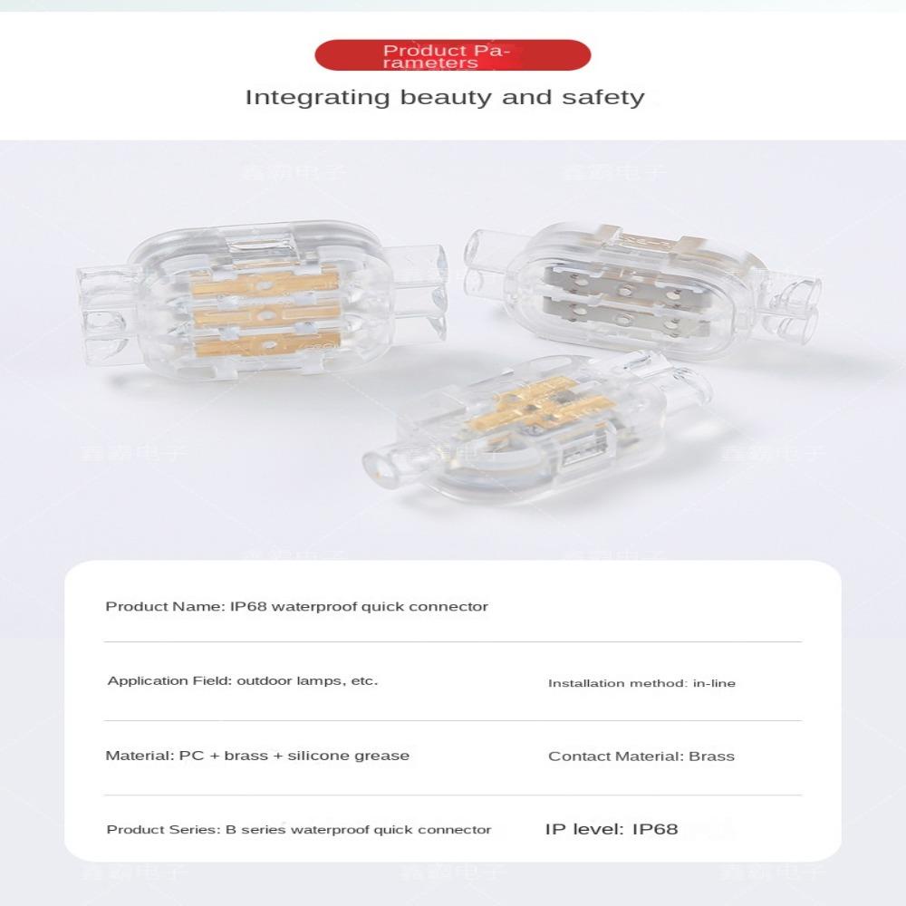 TOP Push In Terminal Outdoor Fast Direct Insertion CDF-B Sambungan Kawat Terminal Konduktor Connector