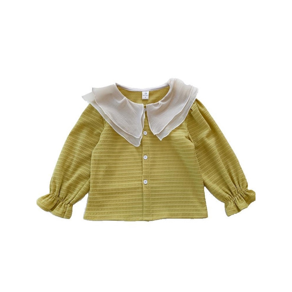 CHUBBI 45 Setelan Set Anak Perempuan Double Lace Neck + Celana Jeans