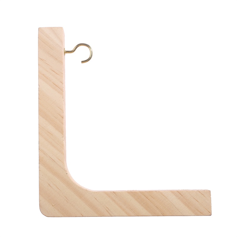 1pc Warna Primer Gantungan Tanaman Hook Indoor Kayu Plant Hook Hiasan Dinding Hias Bracket Braket Tanaman Rak Penyimpanan