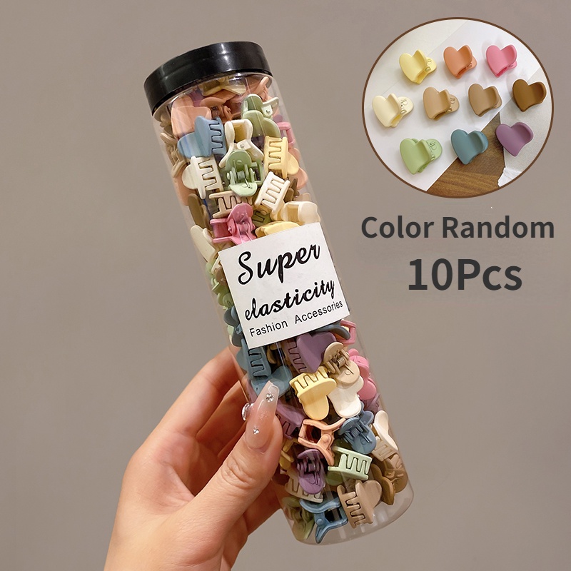 (Tanpa Kotak) Macarons 10Pcs/LOT Lucu Putri Gadis Mini Jepit Rambut Perhiasan Rambut Hair Clip Hiasan Kepala Untuk Anak Perempuan