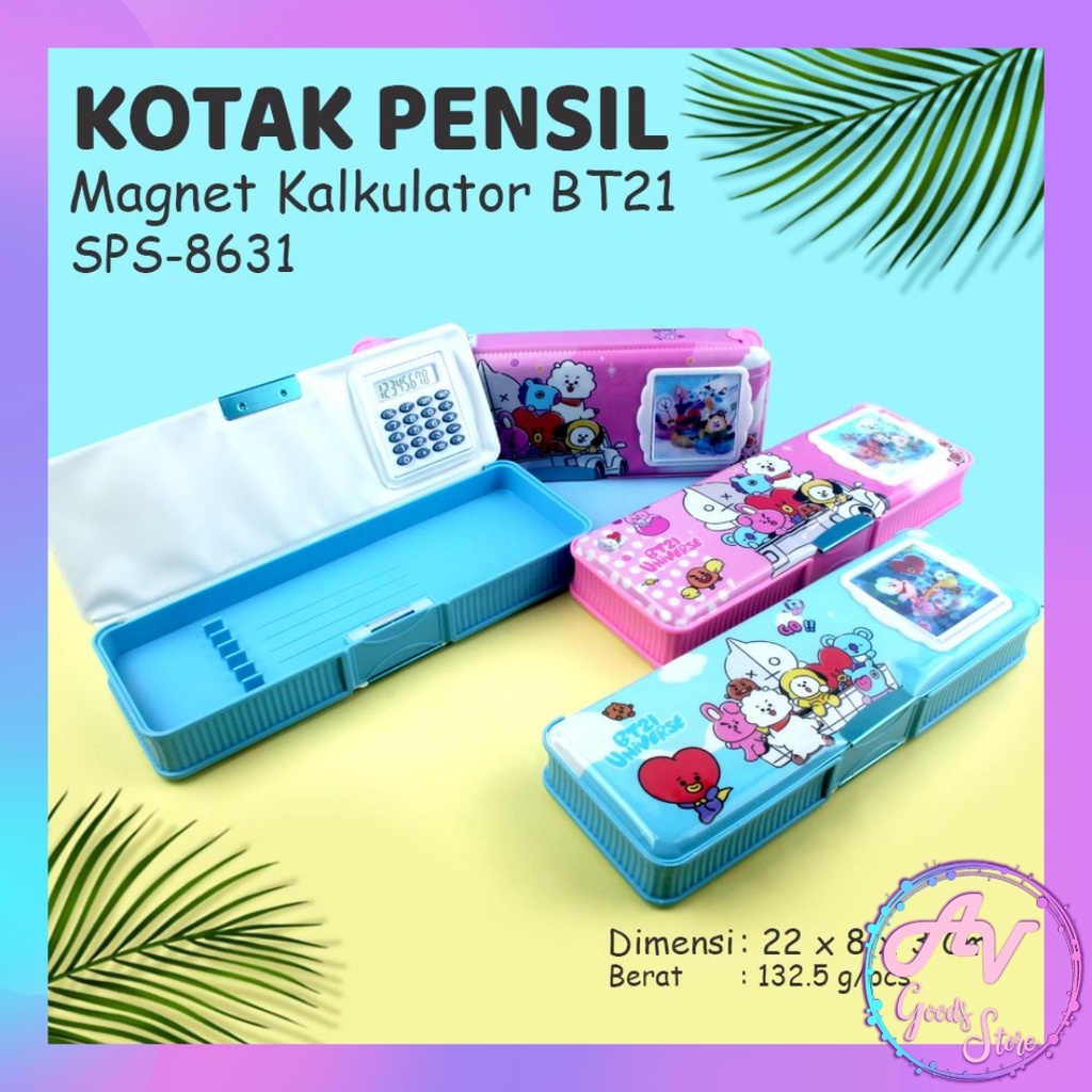 

Kotak Pensil Magnet KALKULATOR TANPA RAUTAN / Tempat Pensil Karakter Fancy