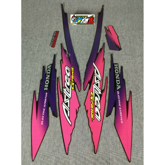 STRIPING STANDAR ORI HONDA ASTREA GRAND UNGU 1994 POLET