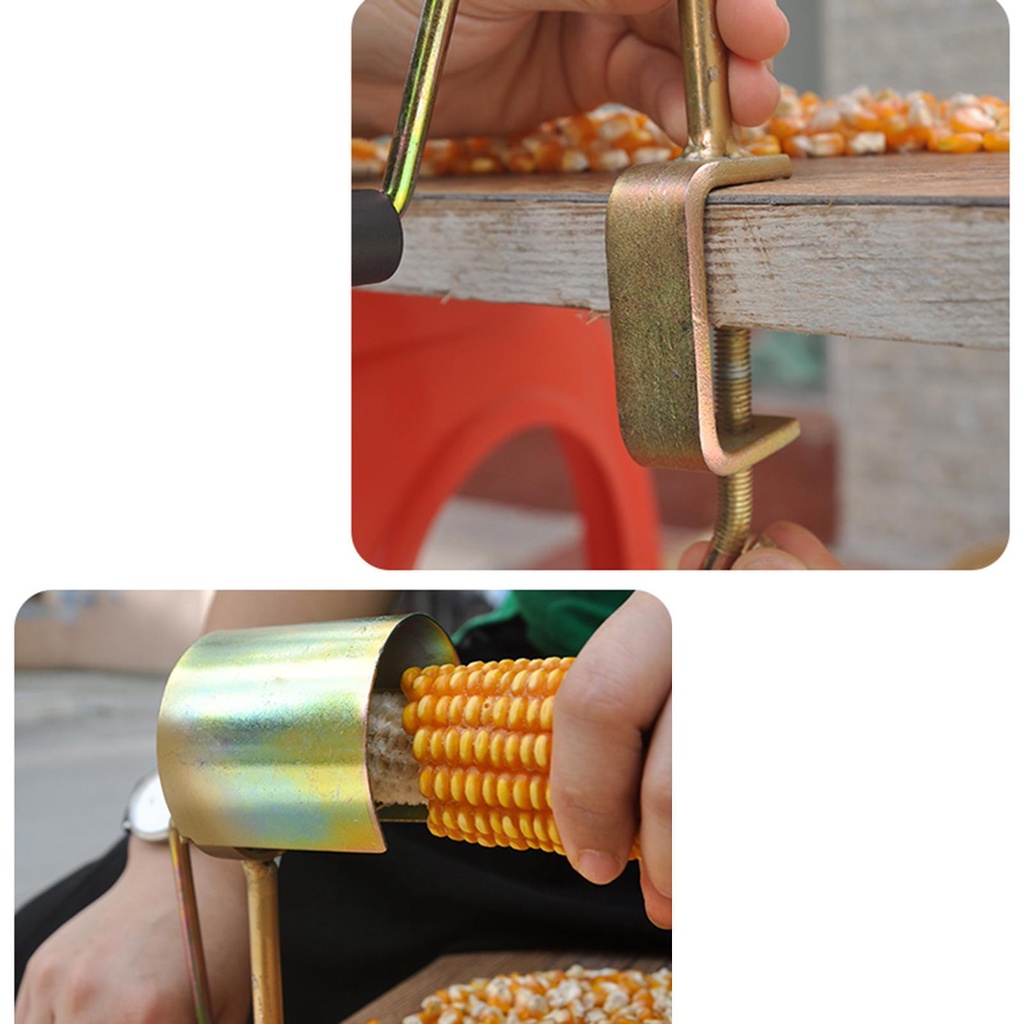 Alat Perontok Jagung Manual Portable Masak Gadget Home Corn Stripper Pengupas Jagung