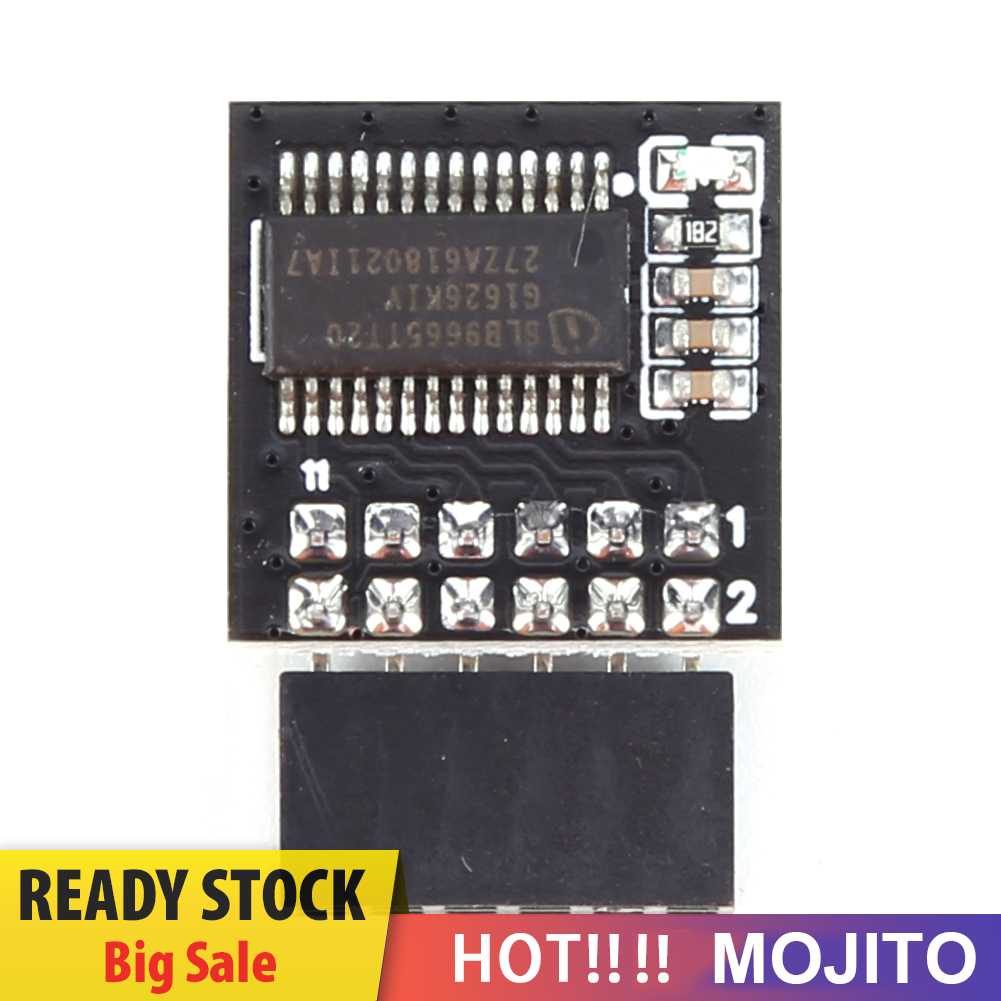 Tpm 2.0-9665 Modul Keamanan Enkripsi Kartu Motherboard 12Pin Untuk Gigabyte