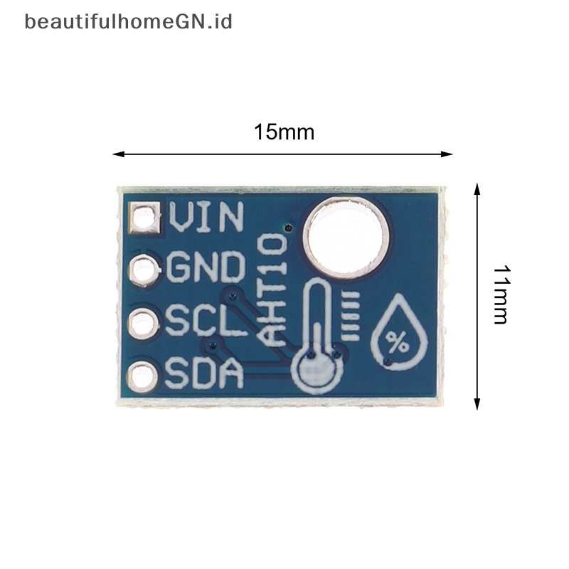 {Cantik} Aht10 Modul Pengukuran Sensor Suhu Dan Kelembaban Digital Presisi Tinggi IIC I2C 1.8-3.6V Ganti DHT11 SHT20 AM2302~