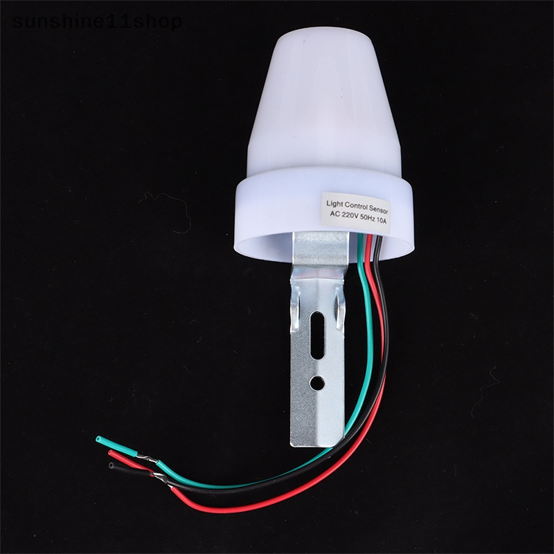 Sho AS-22 Otomatis On Off Photocell Lampu Jalan Light Switch Controller DC AC 220V 10A Kontrol Foto Photoswitch Sensor Adjustable N