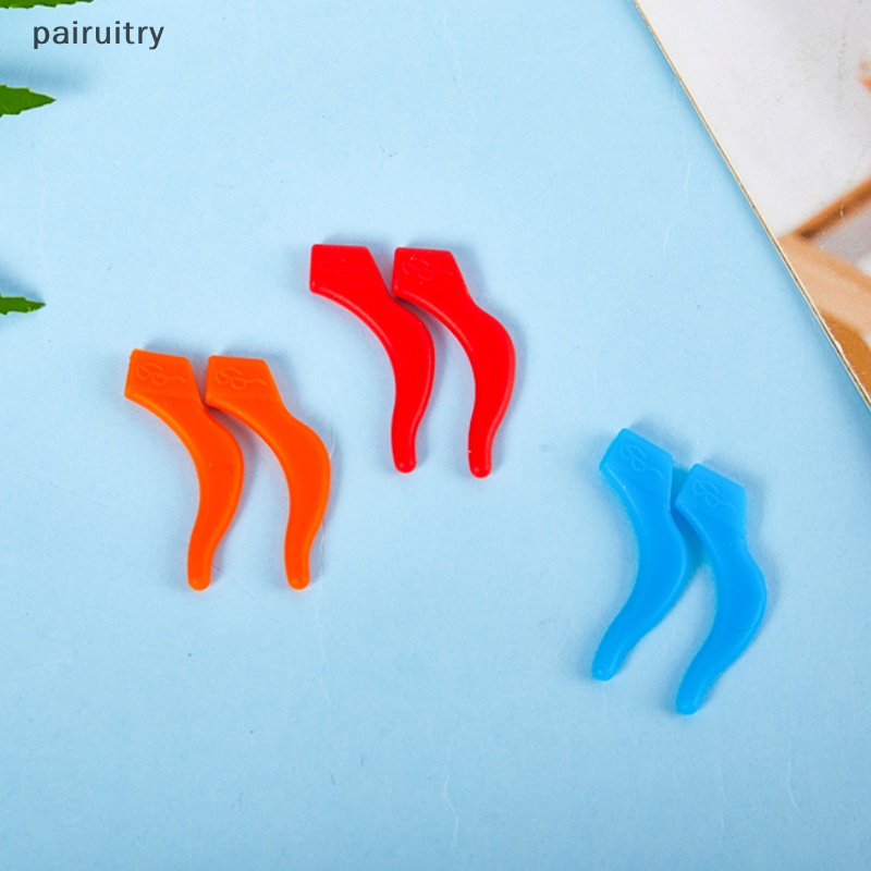 Prt 2Pcs Anti-Slip Tip Ear Grip Silicone Hook Kacamata Spectacle Holder Olahraga Candi PRT