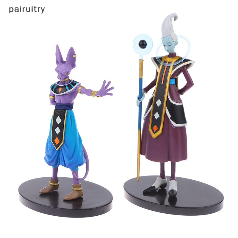 Prt Anime Dragon Ball Z Beerus Figure Gods Of Destruction Dxf Whis Beerus 20cm Figure Figurine Patung PVC Model Koleksi Mainan Gif PRT