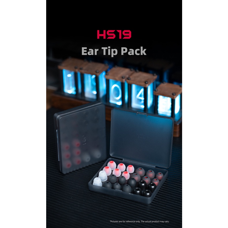 Eartips Silikon Fiio HS19 Pengganti (12Pasang) Untuk Eartips Paket Ujung Telinga Pengganti Fiio FD11 FH1s FD3 Pro