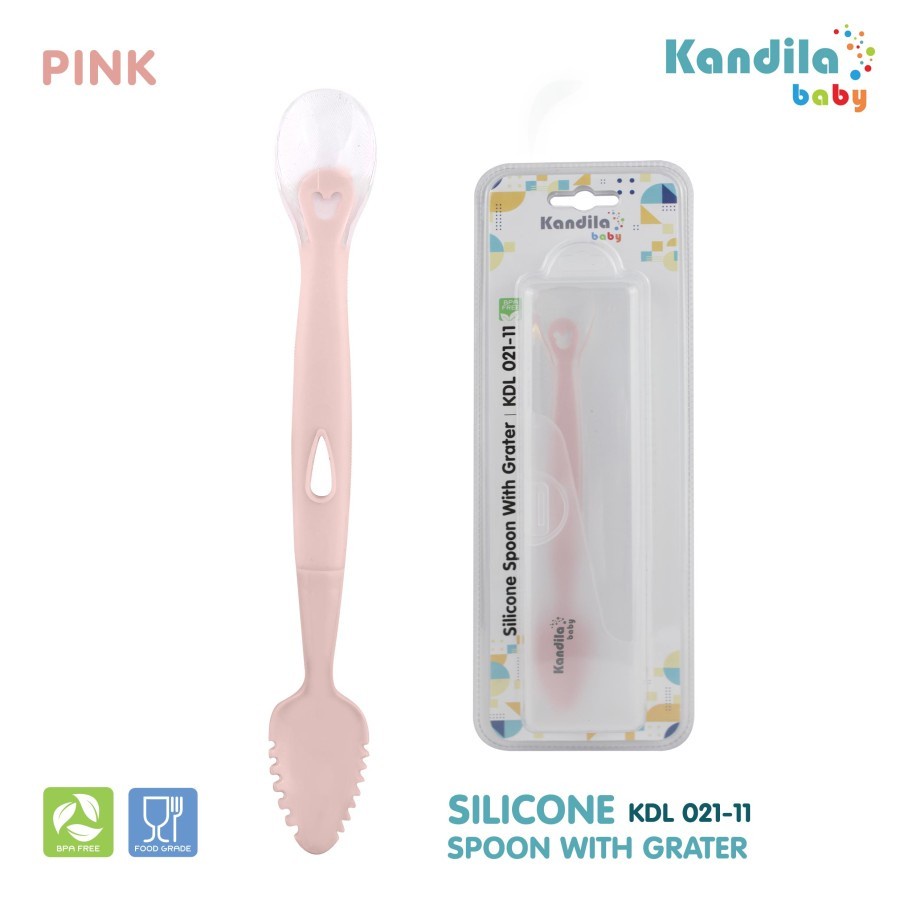 KANDILA KDL021-11 SILICONE SPOON WITH GRATER