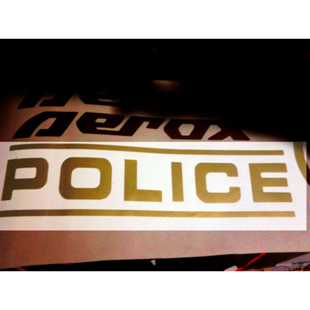 [1 PCS] Stiker Cutting Sticker Motor NMAX POLICE 01