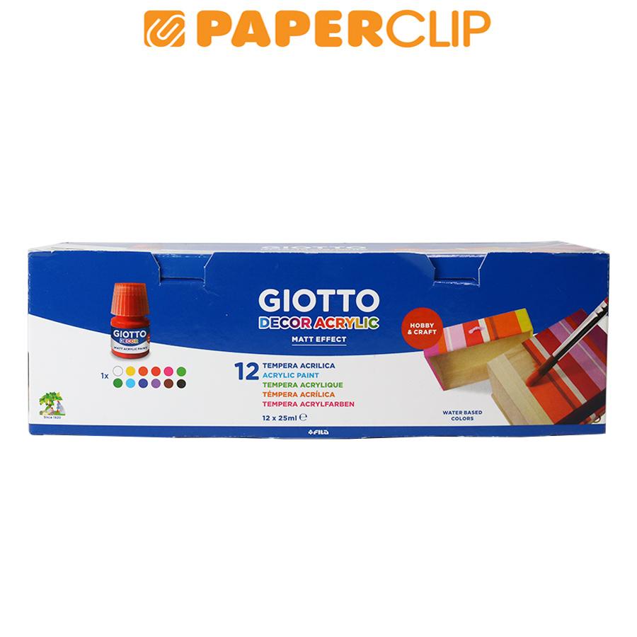 

CAT ACRYLIC GIOTTO SET 530600 12 COLOR