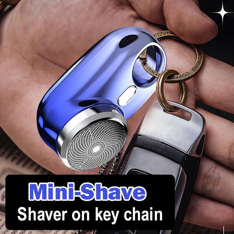 Alat Cukur Mini Elektrik Anti Air USB Rechargeable Razor Mini Shave Portable Elektrik Recharge Shaver Pocket Size Portable Outdoor