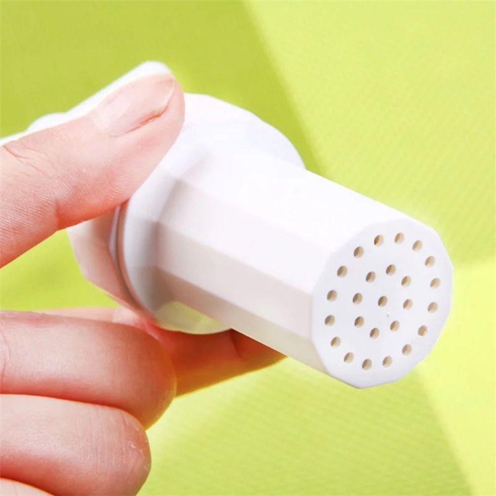 JEROMY Garlic Masher Creative Simple Rotary Type Manual Plastik Aksesoris Dapur Penghancur Bawang Putih