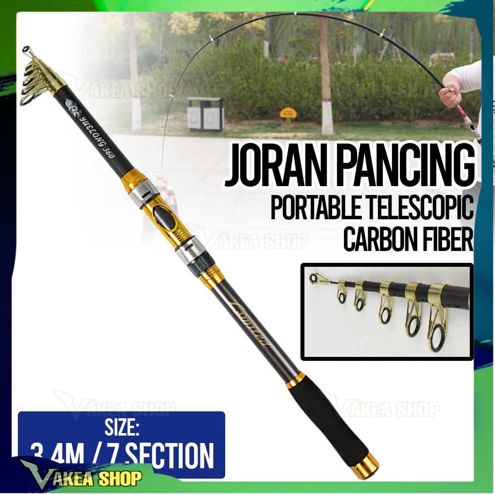 Yuelong Joran Pancing Portable Telescopic Carbon Fiber