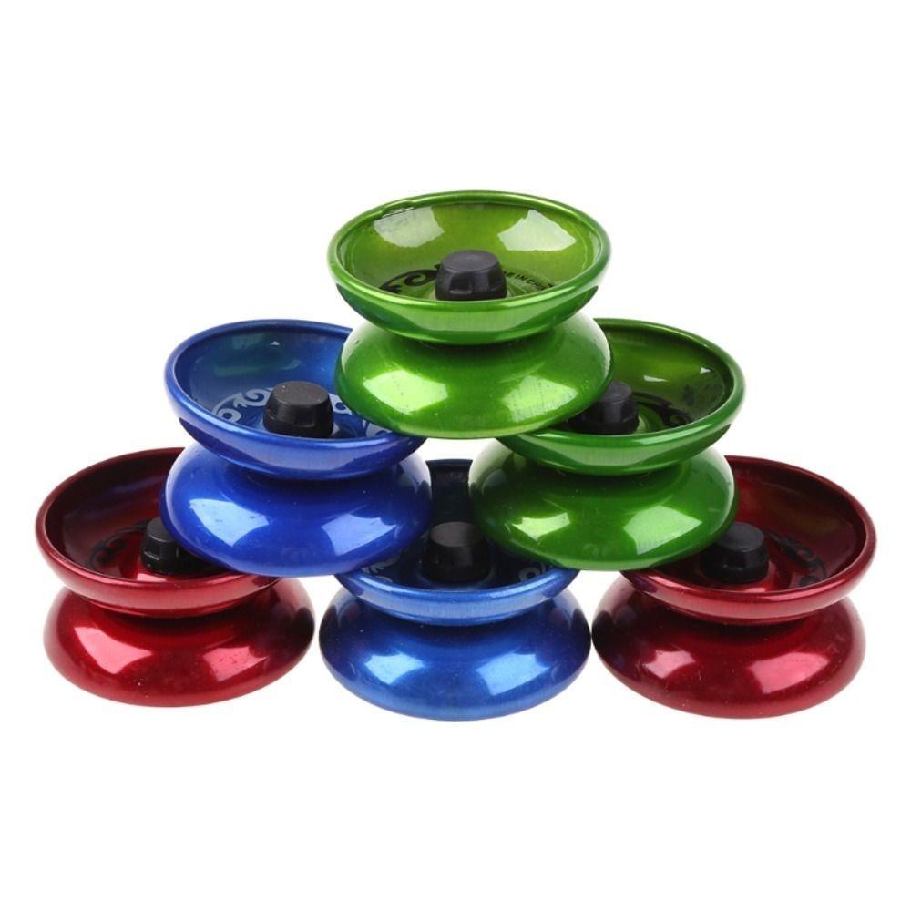 Lanfy Yoyo Bola Dewasa Klasik High Speed String Trick Anak Cowok Hadiah Mainan Anak Laki-Laki Paduan Aluminium Yoyo