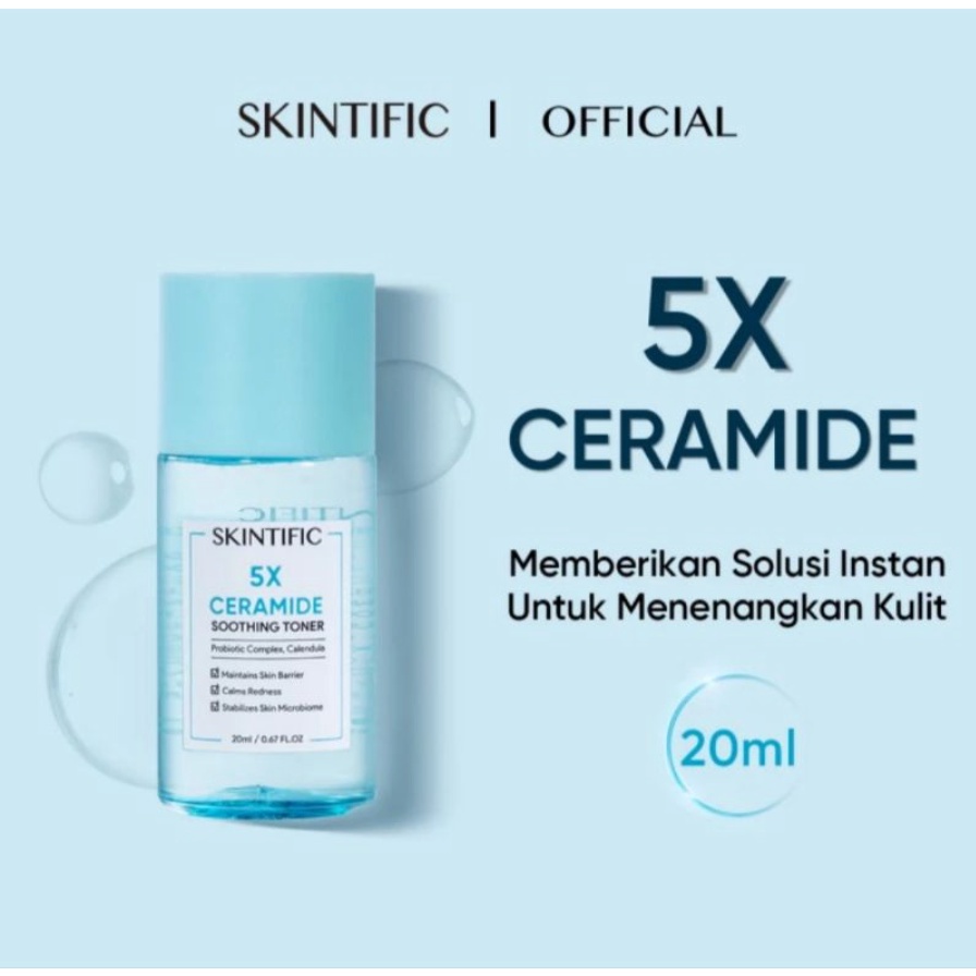 SKINTIFIC CERAMIDE Toner Travel 20ml