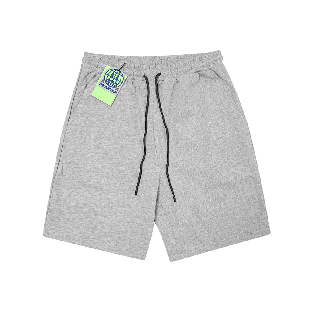 Beaster in the Garden Shorts Light Grey