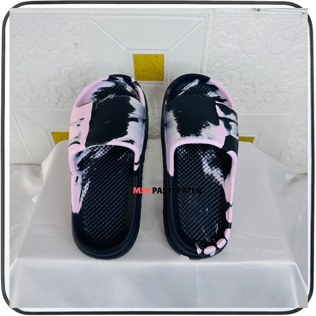 Sandal Selop Viral Hema Bahan Karet Anti Air Motif Loreng
