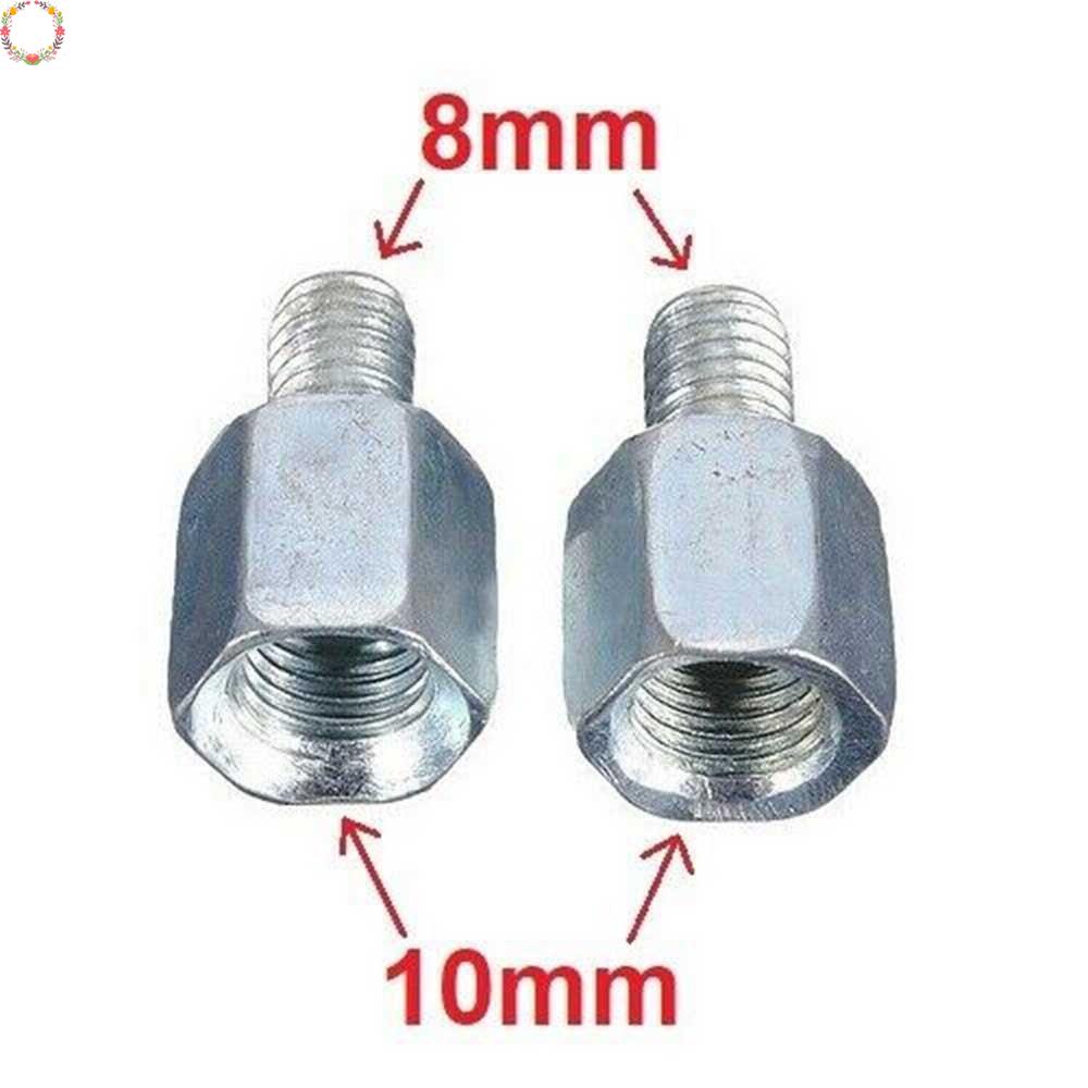 Adaptor Cermin 10mm~8mm Motor Scooter Ulir Searah Jarum Jam Awet Part