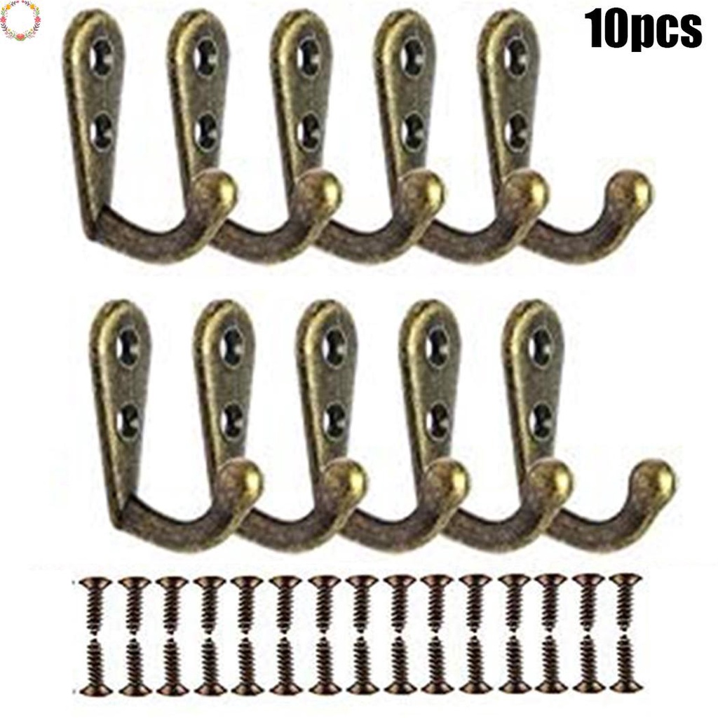 Hook Gamis Heavy Duty Set Gantungan Cabang Dinding Bisa Dipasang Untuk Baju Dan Aksesoris (10Pcs)