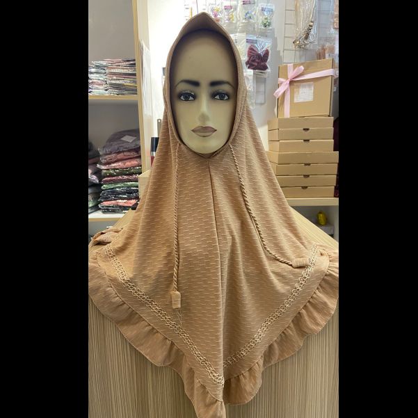 jilbab K35 instan dnj jersey strada tali