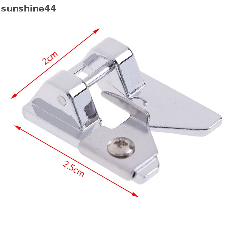 Sunshine 1pc Looping Atau Fringe Presser Foot Kaki Snap on Untuk Mesin Jahit Domestic ID