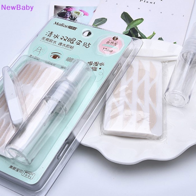 Newbaby 120pcs Natural Eye-Lift Mesh-Lace Invisible Stiker Kelopak Mata Dua Lipat ID