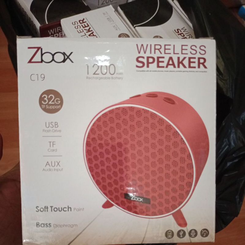 SPEAKER BLUETOOTH ZBOX C19/SPEAKER WRELESS ZBOX C19 SuperBass