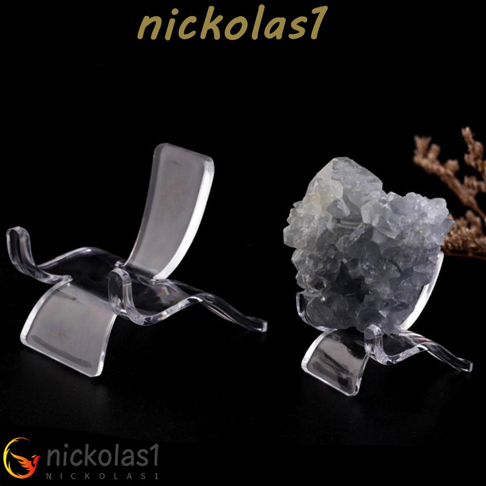 Nickolas1 Display Holder Batu Akik Koleksi Kecil Spesimen Geodes Kuda-Kuda