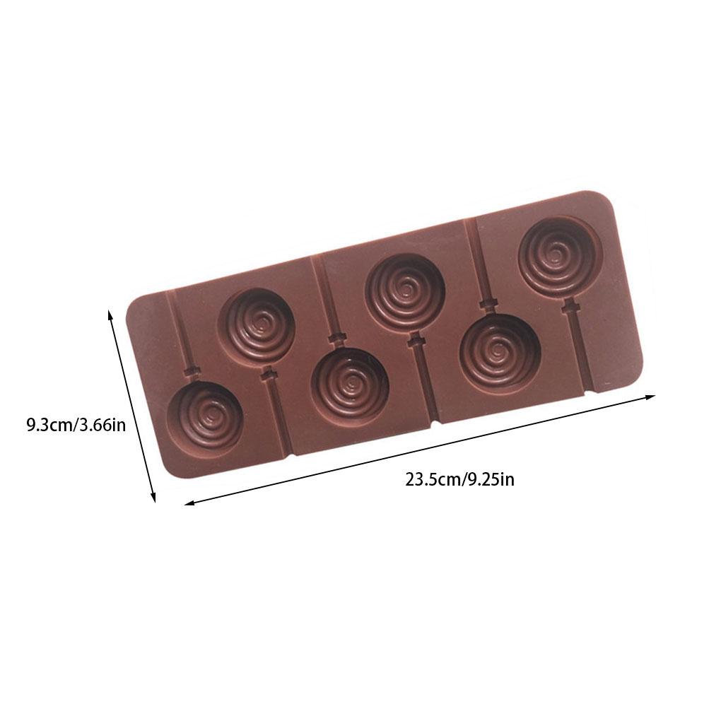 Cetakan Permen Pembuat Kue 6kisi Sugar Slicer No Burrs Compact Size Tahan Lama Pemanas-Tahanan Perlengkapan Baking