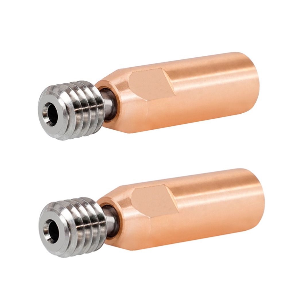 Populer 2pcs V6 Heatbreak Mudah Dilepas Tembaga Heatbreak Throa M6 Bimetal Heatbreak Untuk Ender3V2 Ender 3 Pro CR10