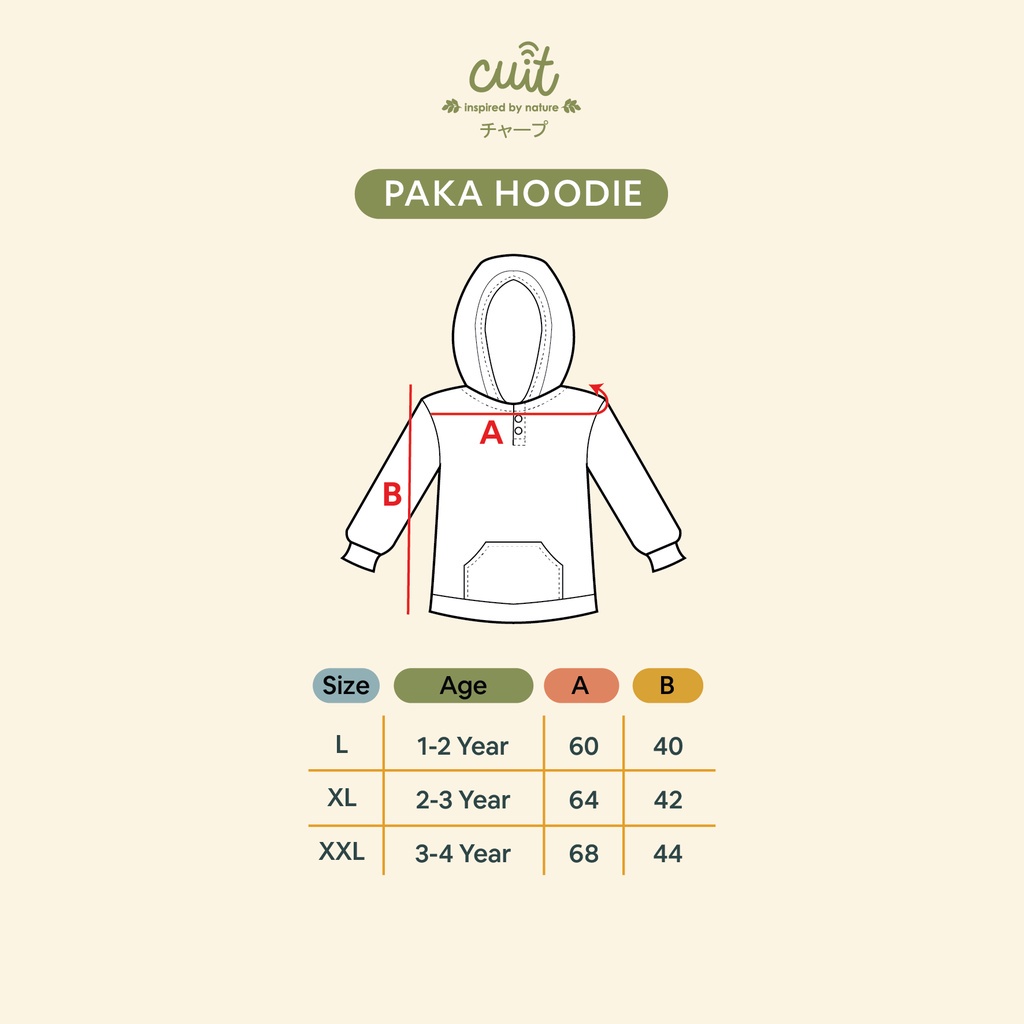 Cuit Baby Paka Sweater Hoodie | Jaket Anak