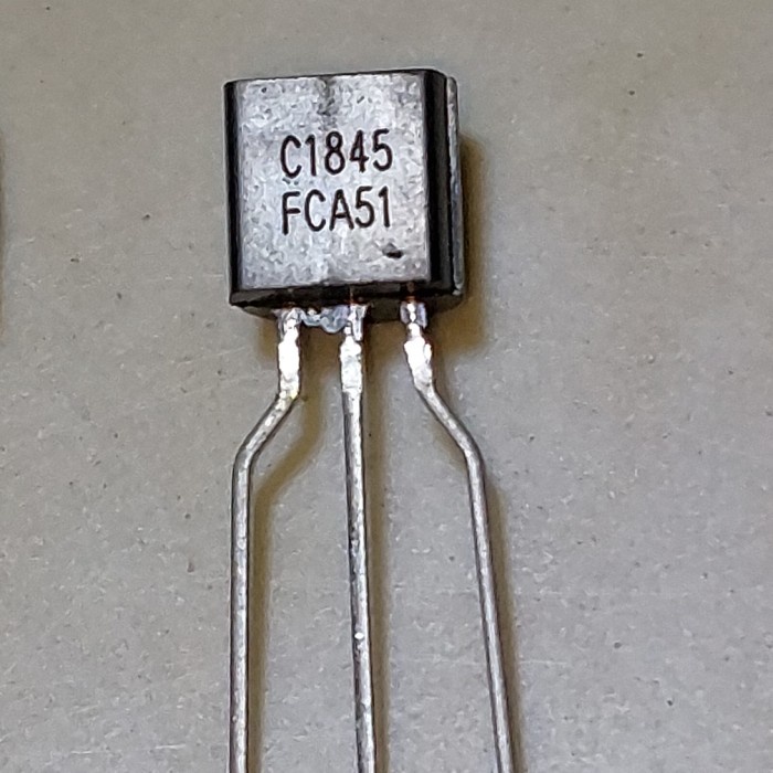 C1845 KSC1845FTA KSC1845F OnSemi Transistor BJT NPN To-92 120V FCA51