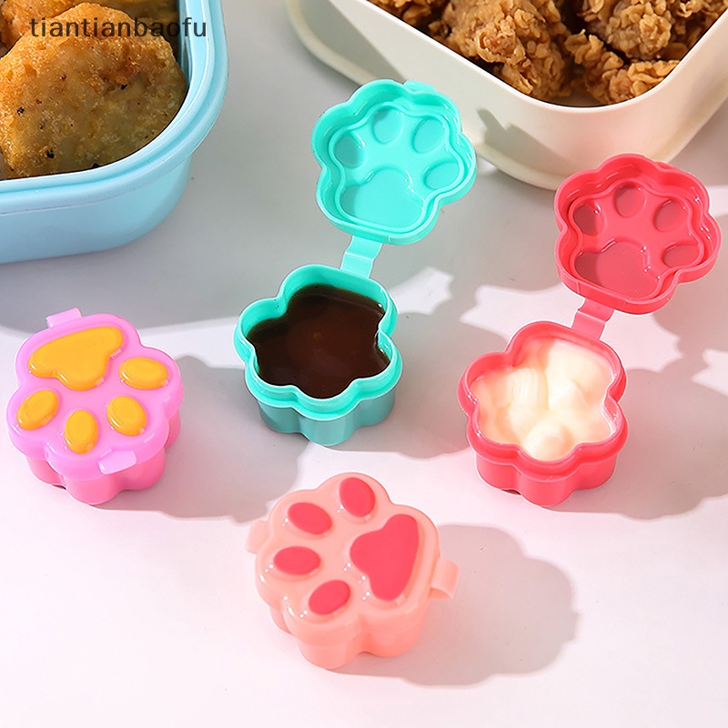 [tiantianbaofu] 4pcs Botol Saus Mini Kecap Mustard Wadah Dispenser Anti Bocor Butik