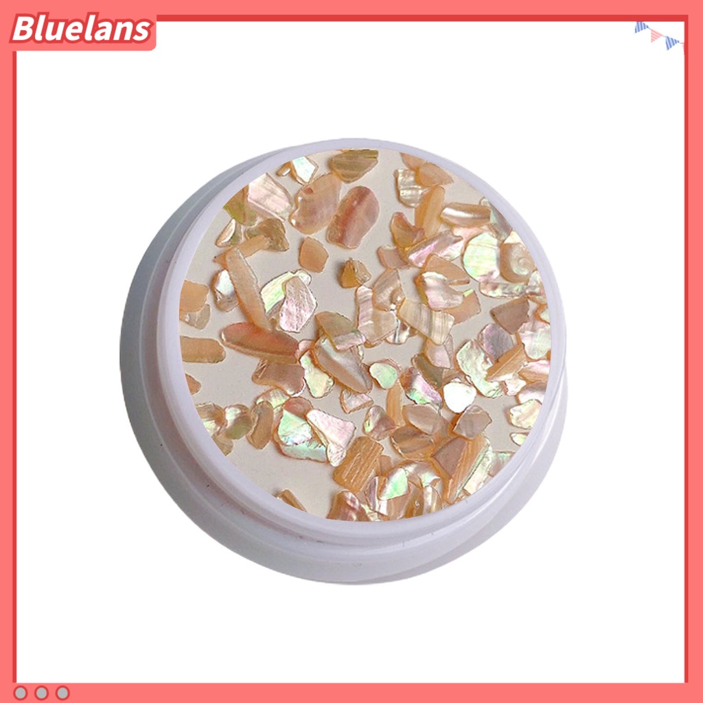 [BLM] 1kotak Hiasan Kuku Bentuk Tidak Teratur Efek Mengkilap Indah DIY Kerajinan Pesona Kuku Berlian Imitasi Multi-Ukuran Glitter Kuku 3D Dekorasi Salon Aksesoris