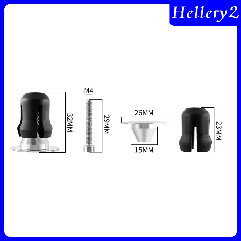 [Hellery2] 2x Bike Handle Bar Cap Bikes Bar End Untuk BMX Cycling Most