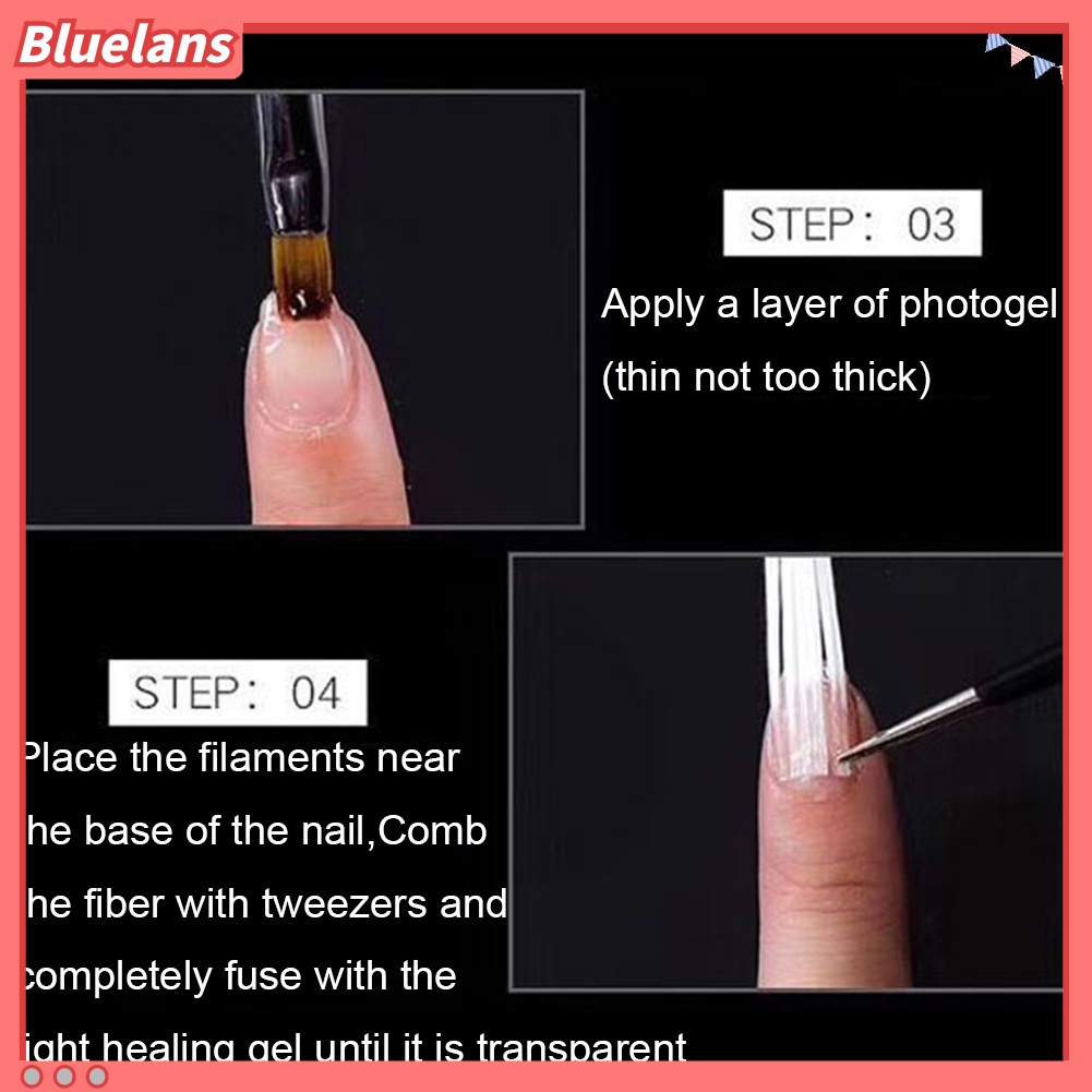 [BLM] Set Klip Pembentuk Manicure Fiberglass Untuk Tips Akrilik Kuku Extension Kuku