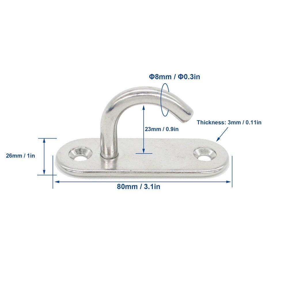 Lily Sekrup Plafon 5mm/6mm/8mm Kit Gantung Piring Deck Door Buckle Ceiling Fan