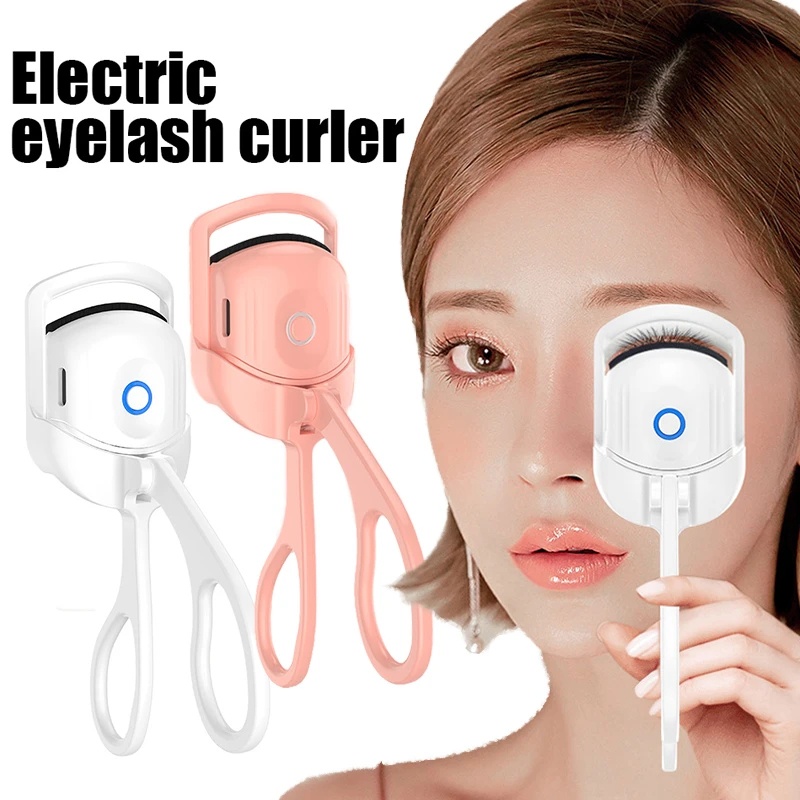 Lasting Circle Eyelashes Makeup Tools/ Penjepit Bulu Mata USB Rechargeable/Penjepit Pengangkat Bulu Mata Dengan Panas Klip Bulu Mata Portable/ Penjepit Bulu Mata Elektrik Profesional/