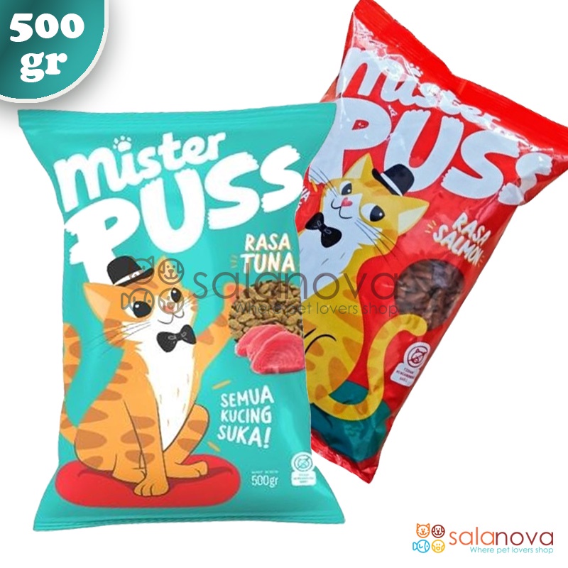 Mr Puss 500gr Makanan Kucing Kering Dry Food Mister Puss