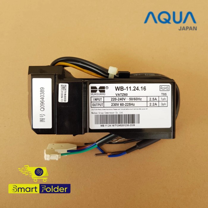 Modul PCB Kulkas Aqua Sanyo Inverter 2 Pintu VATZ60 WB-11.24.16