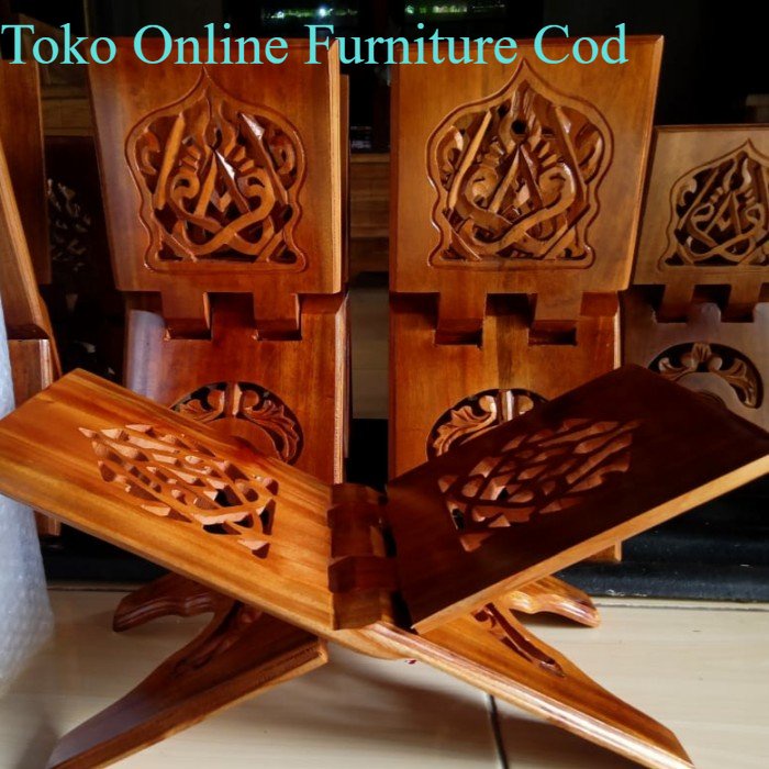 

Rekal Kayu Jepara Al-Quran Motif Iqro' Iqra Ukur 15 18 20 Kaligrafi termurah