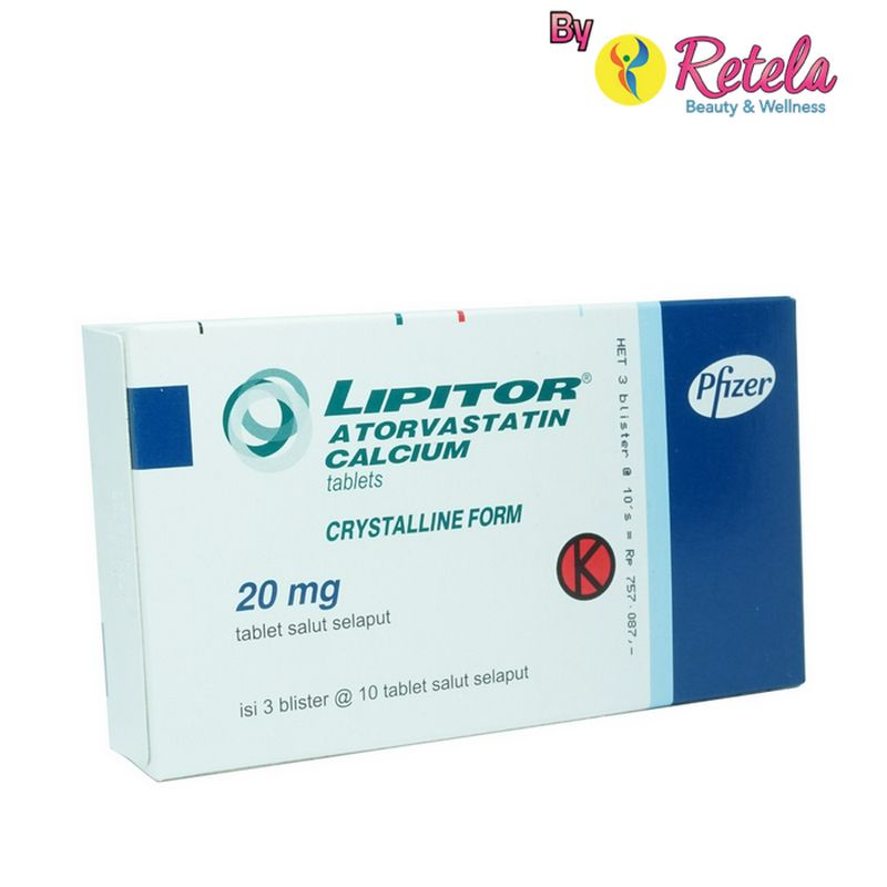 LIPITOR 20MG STRIP 10 TABLET