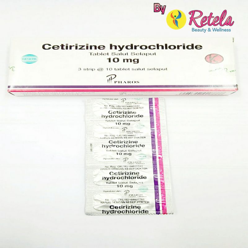 Cetirizine Hcl 10mg 10`S Ogb