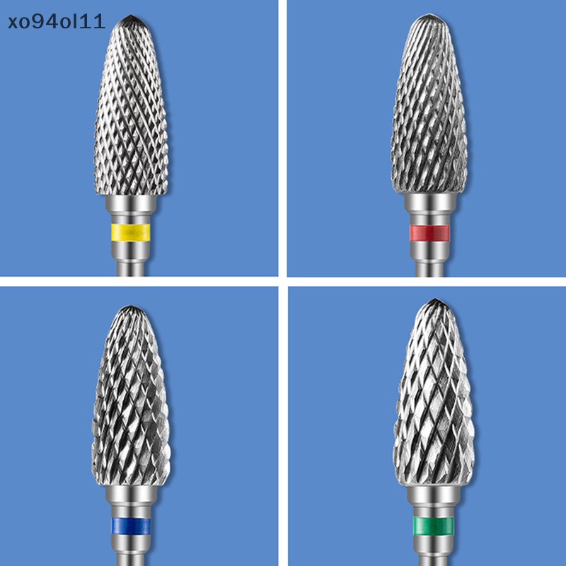 Xo Carbide Tungsten Nail Drill Bit Manicure Drill Untuk Milling Cutter Kikir Kuku OL