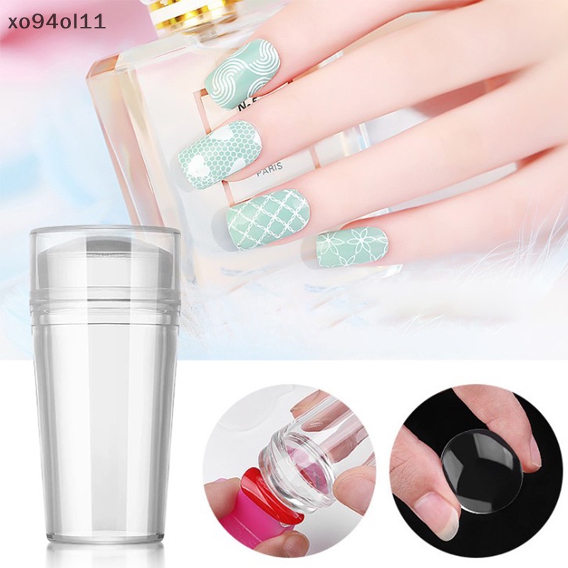 Xo Desain Kuku Silikon Bening Nail Art Scraper Nails Gel Kutek Stamping OL