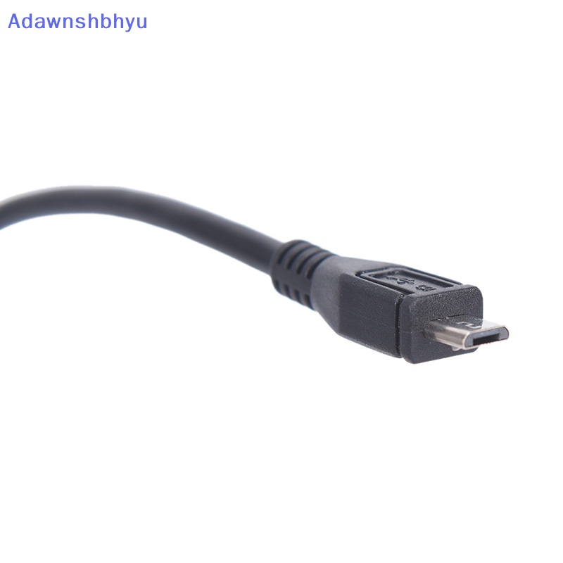 Adhyu Kabel Adapter Konektor Micro USB 2.0 Male to Female Dengan Panel Mount Hole ID